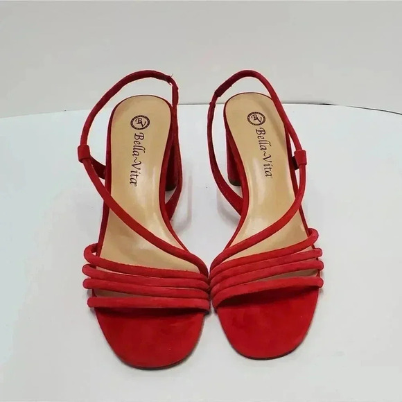 Red Zariah Strappy Slingback Sandal - Picture 6 of 11